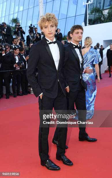 Vassili Schneider and Niels Schneider attend the Closing Ceremony & screening of "The Man Who Killed Don Quixote" during the 71st annual Cannes Film...