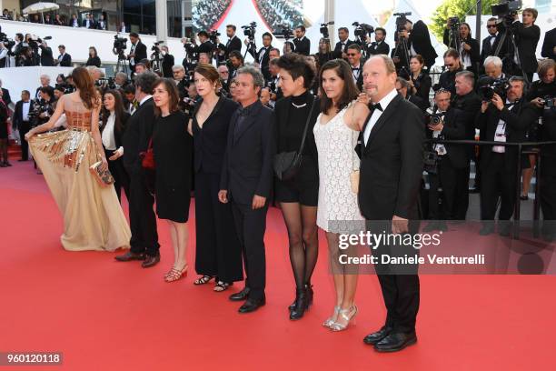 Camera d'Or jury members Arnaude Larrieu, Jeanne Lapoire, Camera d'Or jury head Ursula Meier with jury members Jean-Marie Larrieu, Marie Amachoukeli,...