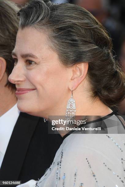 Gisele Schmidt attends the Closing Ceremony & screening of "The Man Who Killed Don Quixote" during the 71st annual Cannes Film Festival at Palais des...