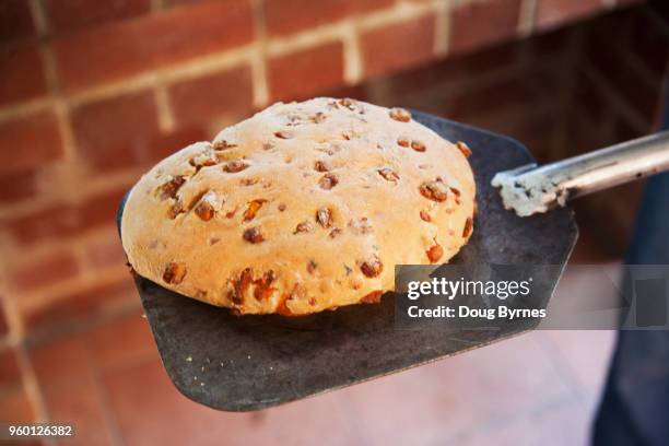 home made bread roll - doug byrnes stock-fotos und bilder