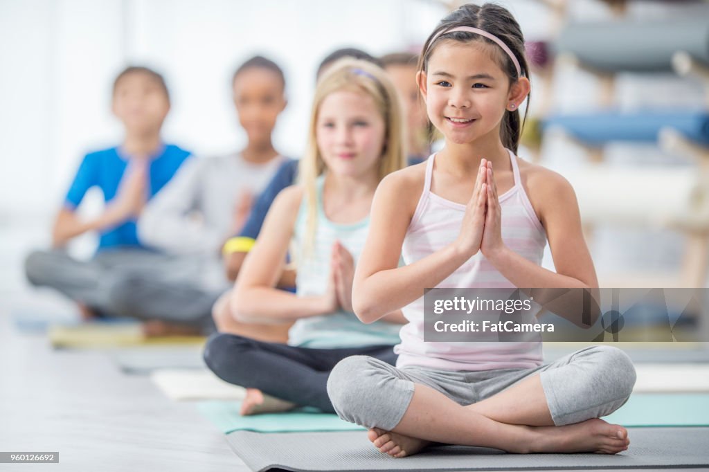 Kids Doing Meditation