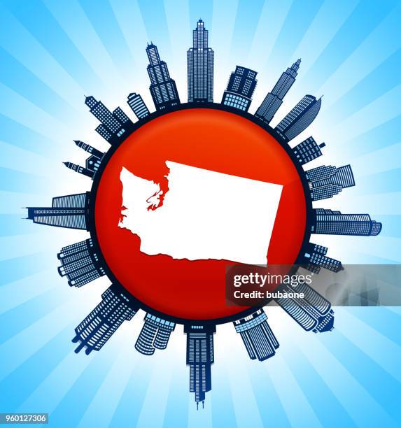 State Background Simple 203 Washington State Map Simple Stock Photos, High-Res Pictures, and ...
