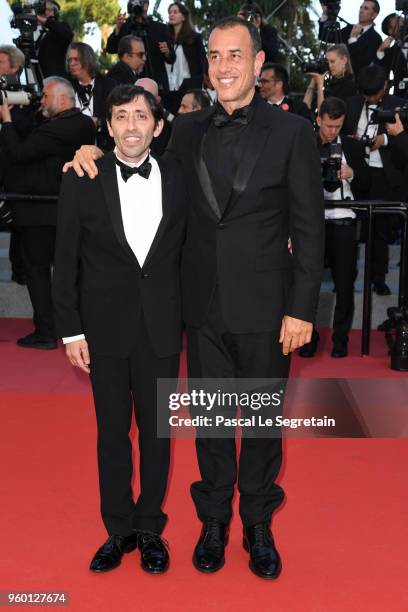 Actor Marcello Fonte and Director Matteo Garrone attend the Closing Ceremony & screening of "The Man Who Killed Don Quixote" during the 71st annual...