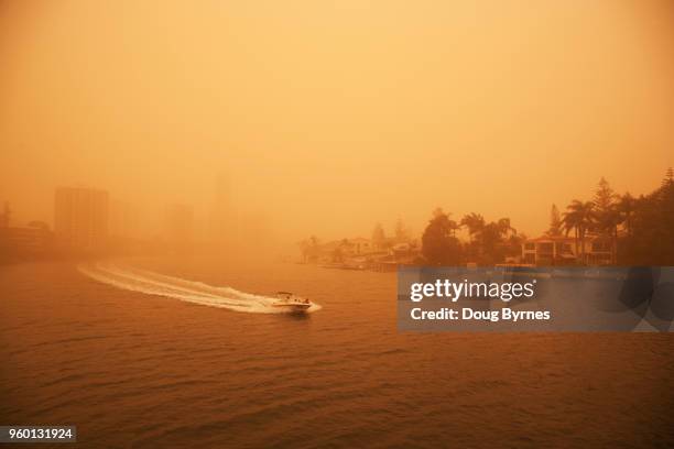 sandstorm at surfers paradise - doug byrnes stock pictures, royalty-free photos & images