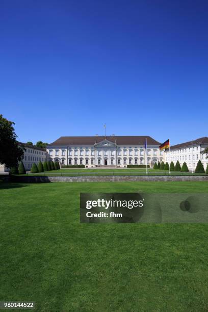 schloss bellevue (bellevue castle) - berlin, germany - bellevue skyline 個照片及圖片檔