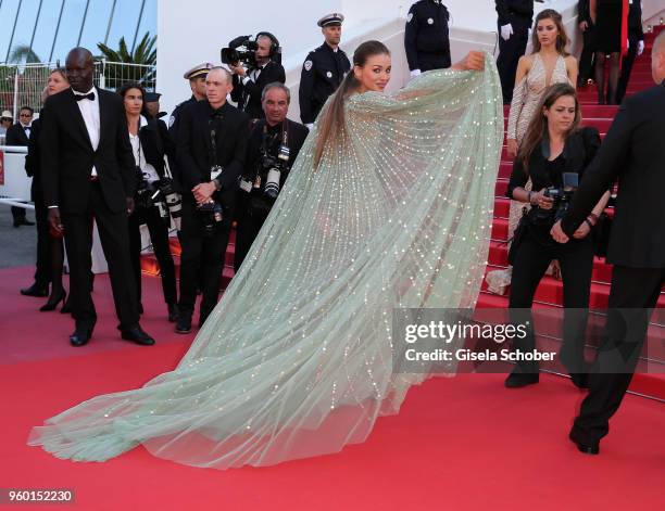 Lara Leito attends the Closing Ceremony & screening of "The Man Who Killed Don Quixote" during the 71st annual Cannes Film Festival at Palais des...