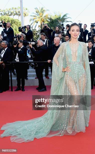 Lara Leito attends the Closing Ceremony & screening of "The Man Who Killed Don Quixote" during the 71st annual Cannes Film Festival at Palais des...