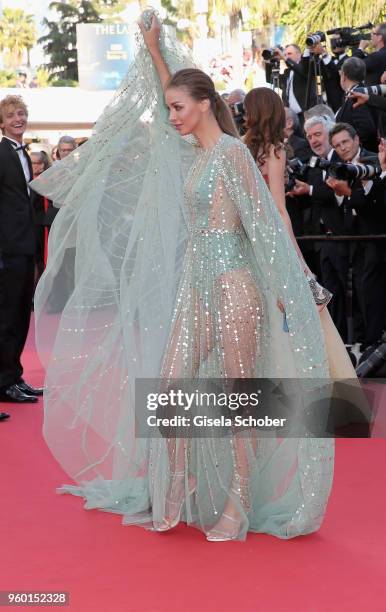 Lara Leito attends the Closing Ceremony & screening of "The Man Who Killed Don Quixote" during the 71st annual Cannes Film Festival at Palais des...