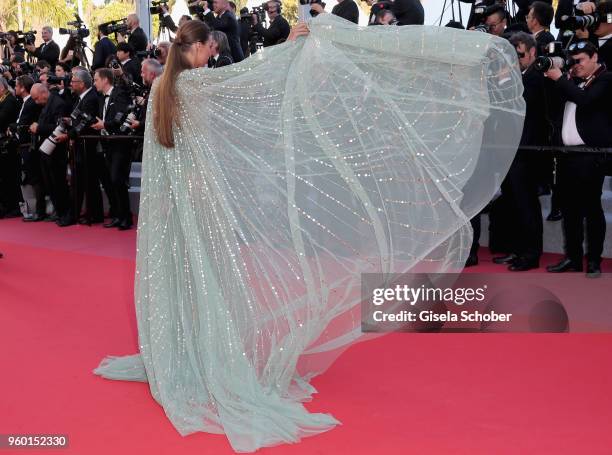 Lara Leito attends the Closing Ceremony & screening of "The Man Who Killed Don Quixote" during the 71st annual Cannes Film Festival at Palais des...