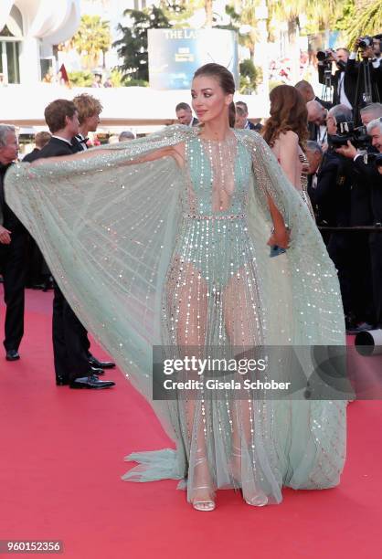 Lara Leito attends the Closing Ceremony & screening of "The Man Who Killed Don Quixote" during the 71st annual Cannes Film Festival at Palais des...