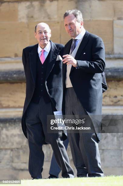 Sir Nicholas Soames arrives at the wedding of Prince Harry to Ms Meghan Markle at St George's Chapel, Windsor Castle on May 19, 2018 in Windsor,...