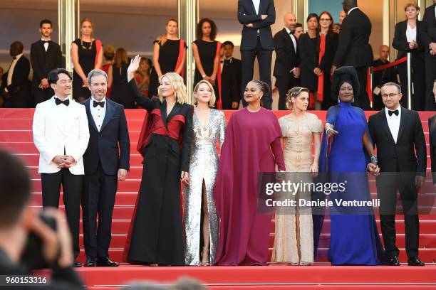 Jury members Chang Chen, Denis Villeneuve, Jury president Cate Blanchett, Jury members Lea Seydoux, Ava DuVernay, Kristen Stewart, Khadja Nin and...