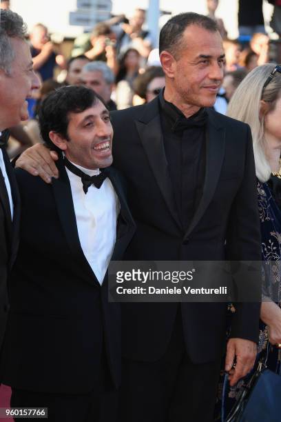 Actor Marcello Fonte and director Matteo Garrone attends the screening of Closing Ceremony & "The Man Who Killed Don Quixote" during the 71st annual...