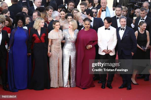 Jury member Khadja Nin, Jury president Cate Blanchett, jury members Kristen Stewart, Lea Seydoux, Ava DuVernay, Chang Chen and Denis Villeneuve...