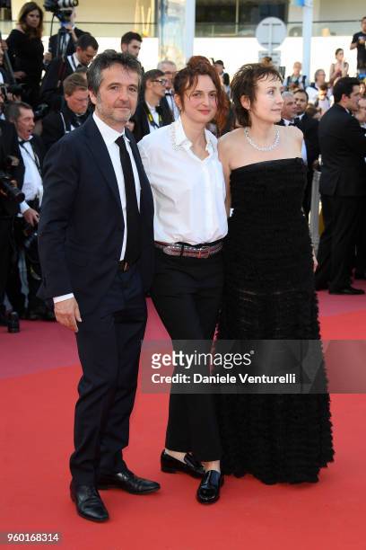 Carlo Cresto-Dina, Alice Rohrwacher and Nicoletta Braschi attend the screening of Closing Ceremony & "The Man Who Killed Don Quixote" during the 71st...