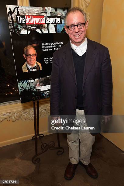 Indie Icon Award Winner James Schamus attends The Hollywood Reporter Indie Icon Reception Honoring James Schamus at Cafe Terigo on January 22, 2010...