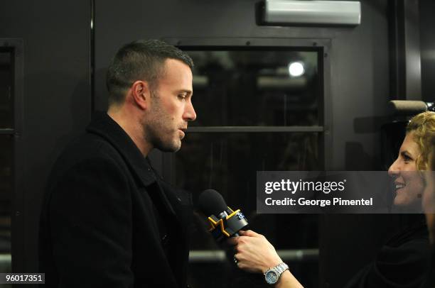 Actor Ben Affleck attends the "The Company Men" Premiere at Eccles Center Theatre during the 2010 Sundance Film Festival on January 22, 2010 in Park...