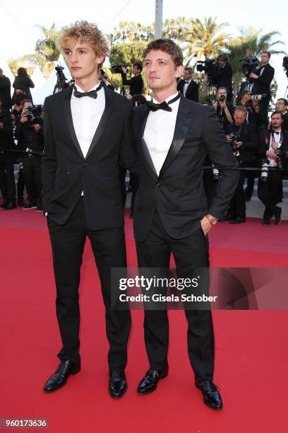 Niels Schneider and Vassili Schneider attend the Closing Ceremony & screening of "The Man Who Killed Don Quixote" during the 71st annual Cannes Film...