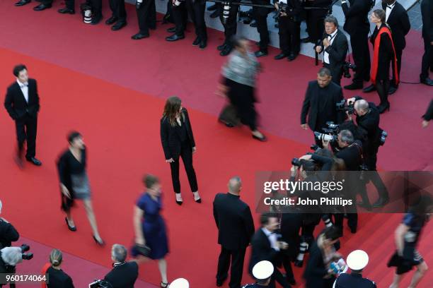 Chiara Mastroianni attends the Closing Ceremony & screening of "The Man Who Killed Don Quixote" during the 71st annual Cannes Film Festival at Palais...