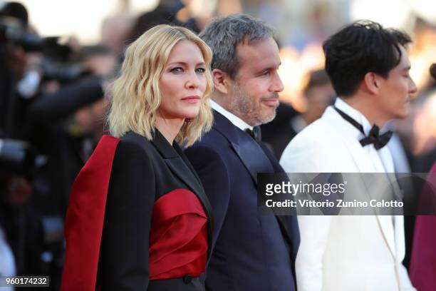 Jury president Cate Blanchett and jury members Denis Villeneuve and Chang Chen attend the Closing Ceremony & screening of "The Man Who Killed Don...