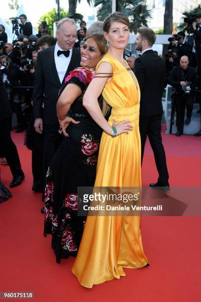 Alessandra Lo Savio and Amy Gilliam attend the Closing Ceremony and screening of "The Man Who Killed Don Quixote" during the 71st annual Cannes Film...
