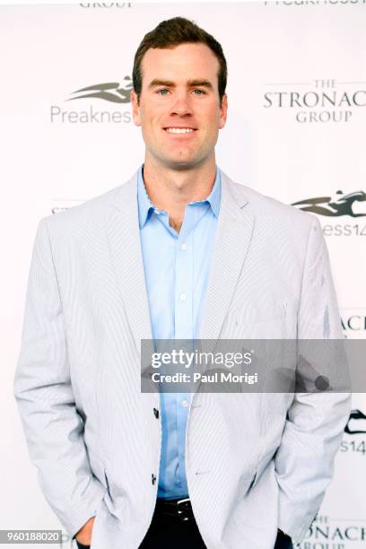 Player Kevin Hogan attends The Stronach Group Chalet at 143rd Preakness Stakes on May 19, 2018 in Baltimore, Maryland.