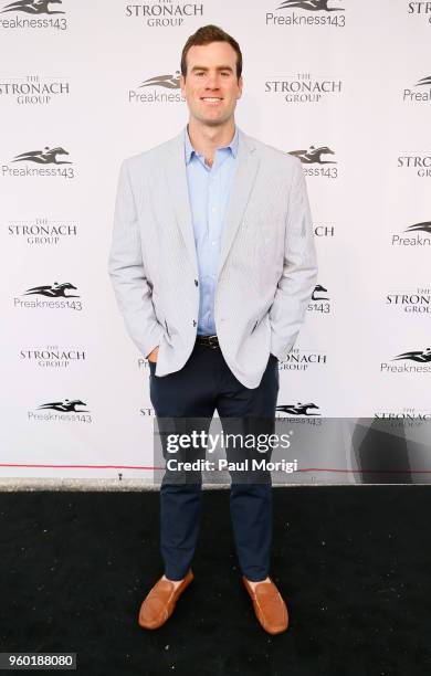 Player Kevin Hogan attends The Stronach Group Chalet at 143rd Preakness Stakes on May 19, 2018 in Baltimore, Maryland.