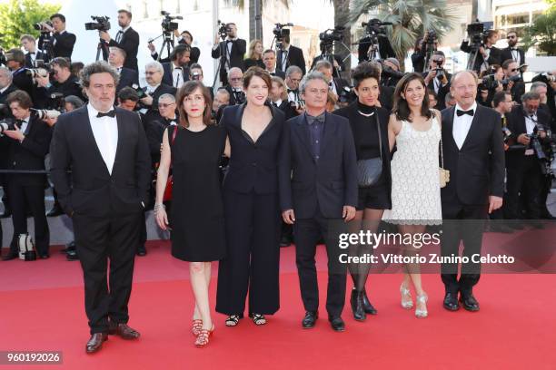 Camera d'Or Jury members Arnaude Larrieu, Jeanne Lapoire, jury head Ursula Meier, and jury members Jean-Marie Larrieu, Marie Amachoukeli, Iris Brey...