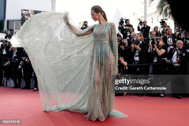 Lara Leito attend the Closing Ceremony & screening of 'The Man Who Killed Don Quixote' during the 71st annual Cannes Film Festival at Palais des...