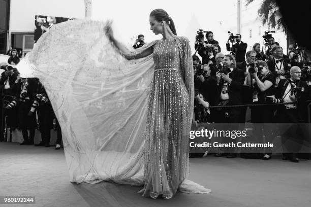 Lara Leito attend the Closing Ceremony & screening of 'The Man Who Killed Don Quixote' during the 71st annual Cannes Film Festival at Palais des...