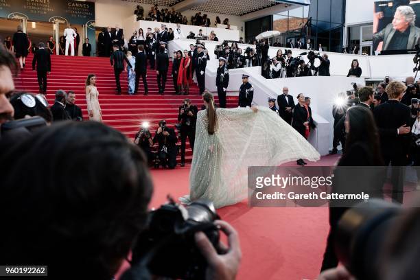 Lara Leito attend the Closing Ceremony & screening of 'The Man Who Killed Don Quixote' during the 71st annual Cannes Film Festival at Palais des...