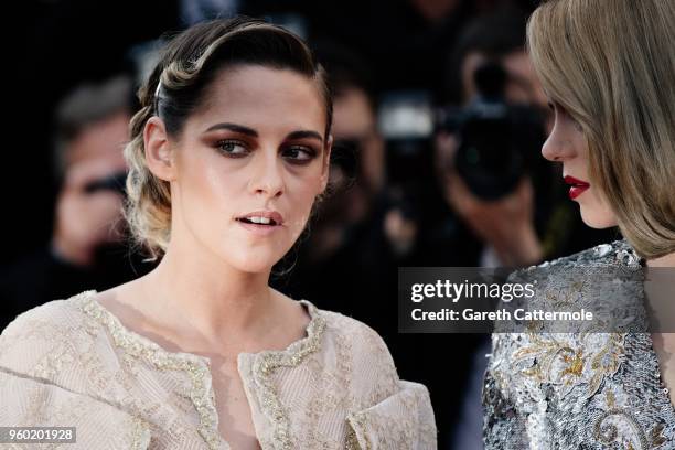 Kristen Stewart attend the Closing Ceremony & screening of 'The Man Who Killed Don Quixote' during the 71st annual Cannes Film Festival at Palais des...