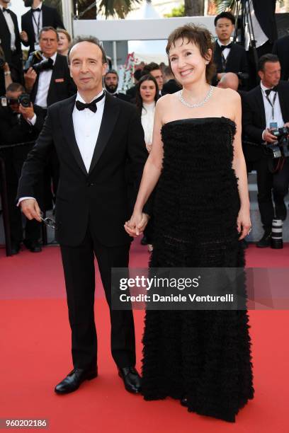 Nicoletta Braschi attends the Closing Ceremony during the 71st annual Cannes Film Festival at Palais des Festivals on May 19, 2018 in Cannes, France.