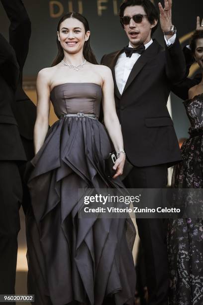 Olga Kurylenko, and Adam Driver attend the Closing Ceremony & screening of 'The Man Who Killed Don Quixote' during the 71st annual Cannes Film...