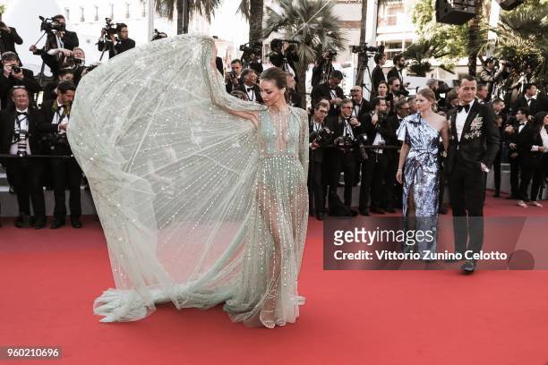 Lara Leito attend the Closing Ceremony & screening of 'The Man Who Killed Don Quixote' during the 71st annual Cannes Film Festival at Palais des...