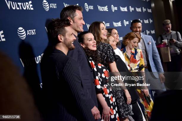 Nico Tortorella, Peter Hermann, Debi Mazar, Sutton Foster, Hilary Duff, Miriam Shor, Molly Bernard and Charles Michael Davis attend the Vulture...