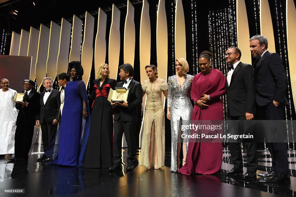 Closing Ceremony - The 71st Annual Cannes Film Festival