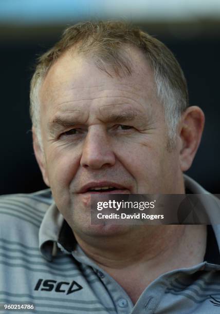 Dean Richards, the Newcastle Falcons director of rugby looks on during the Aviva Premiership Semi Final between Exeter Chiefs and Newcastle Falcons...