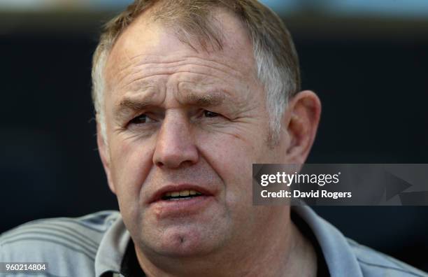 Dean Richards, the Newcastle Falcons director of rugby looks on during the Aviva Premiership Semi Final between Exeter Chiefs and Newcastle Falcons...