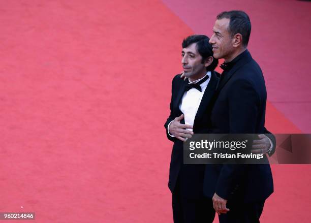 Italian director Matteo Garrone and Italian actor Marcello Fonte attends the screening of "The Man Who Killed Don Quixote" and the Closing Ceremony...