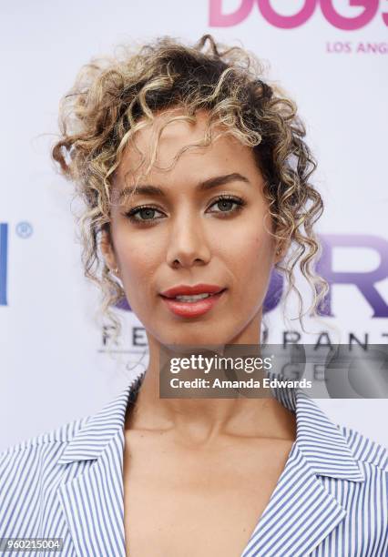 Singer Leona Lewis attends the Lisa Vanderpump and The Vanderpump Dog Foundation's 3rd Annual World Dog Day at West Hollywood Park on May 19, 2018 in...