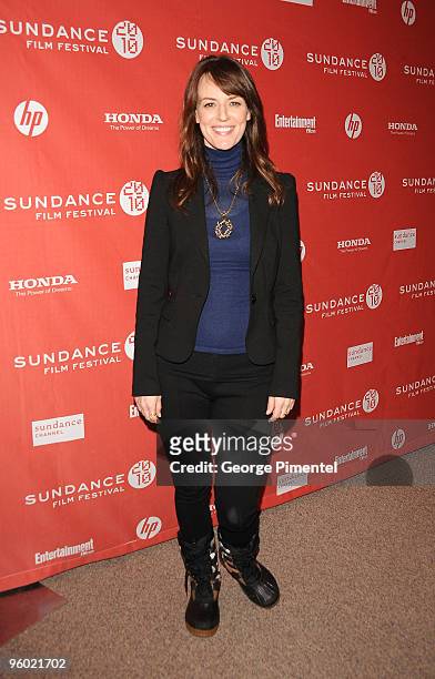 Actress Rosemarie DeWitt attends the "The Company Men" Premiere at Eccles Center Theatre during the 2010 Sundance Film Festival on January 22, 2010...