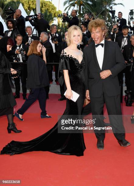 Julie Jardon and Igor Bogdanoff attend the screening of "The Man Who Killed Don Quixote" and the Closing Ceremony during the 71st annual Cannes Film...