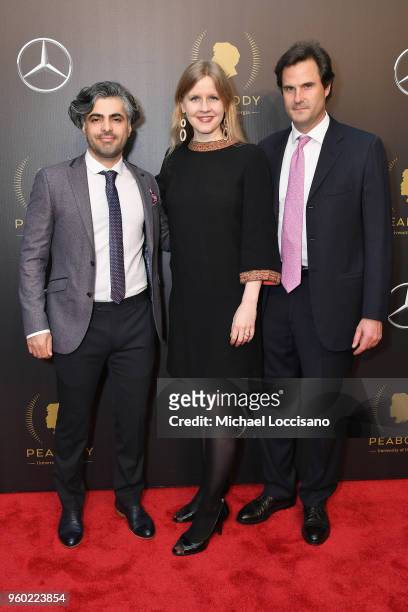 Director and Writer Feras Fayyad, Director and Producer Justine Nagan, and Producer Chris White attend The 77th Annual Peabody Awards Ceremony at...