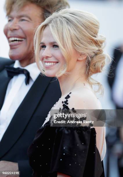 Julie Jardon attends the screening of "The Man Who Killed Don Quixote" and the Closing Ceremony during the 71st annual Cannes Film Festival at Palais...