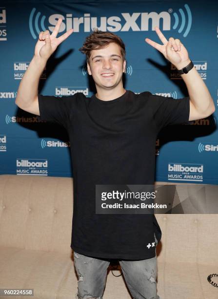 Martin Garrix attends The Morning Mash Up on SiriusXM Hits 1 backstage broadcast leading up to the Billboard Music Awards on May 19, 2018 in Las...