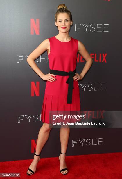 Rachel Taylor attends the #NETFLIXFYSEE Event For "Jessica Jones" on May 19, 2018 in Hollywood, California.