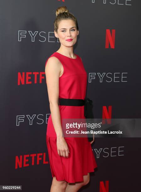 Rachel Taylor attends the #NETFLIXFYSEE Event For "Jessica Jones" on May 19, 2018 in Hollywood, California.