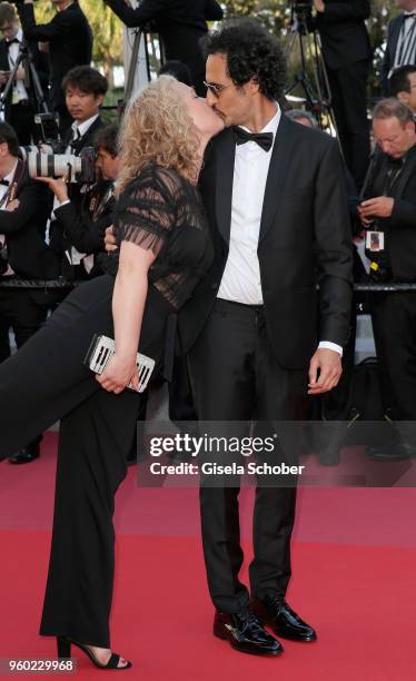 Swedish actress Eva Melander and Ali Abbasi attend the screening of "The Man Who Killed Don Quixote" and the Closing Ceremony during the 71st annual...