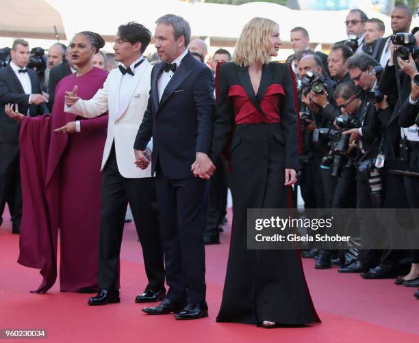 Ava DuVernay, Chang Chen, Denis Villeneuve and Cate Blanchett attend the screening of "The Man Who Killed Don Quixote" and the Closing Ceremony...